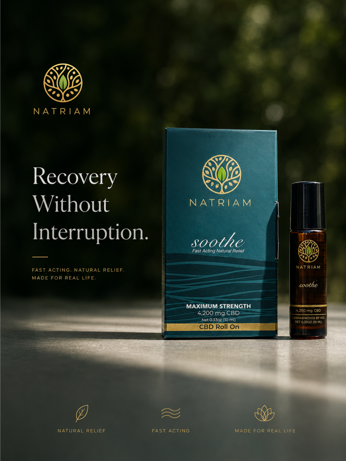 NATRIAM SOOTHE | Premium CBD Recovery Roll-On