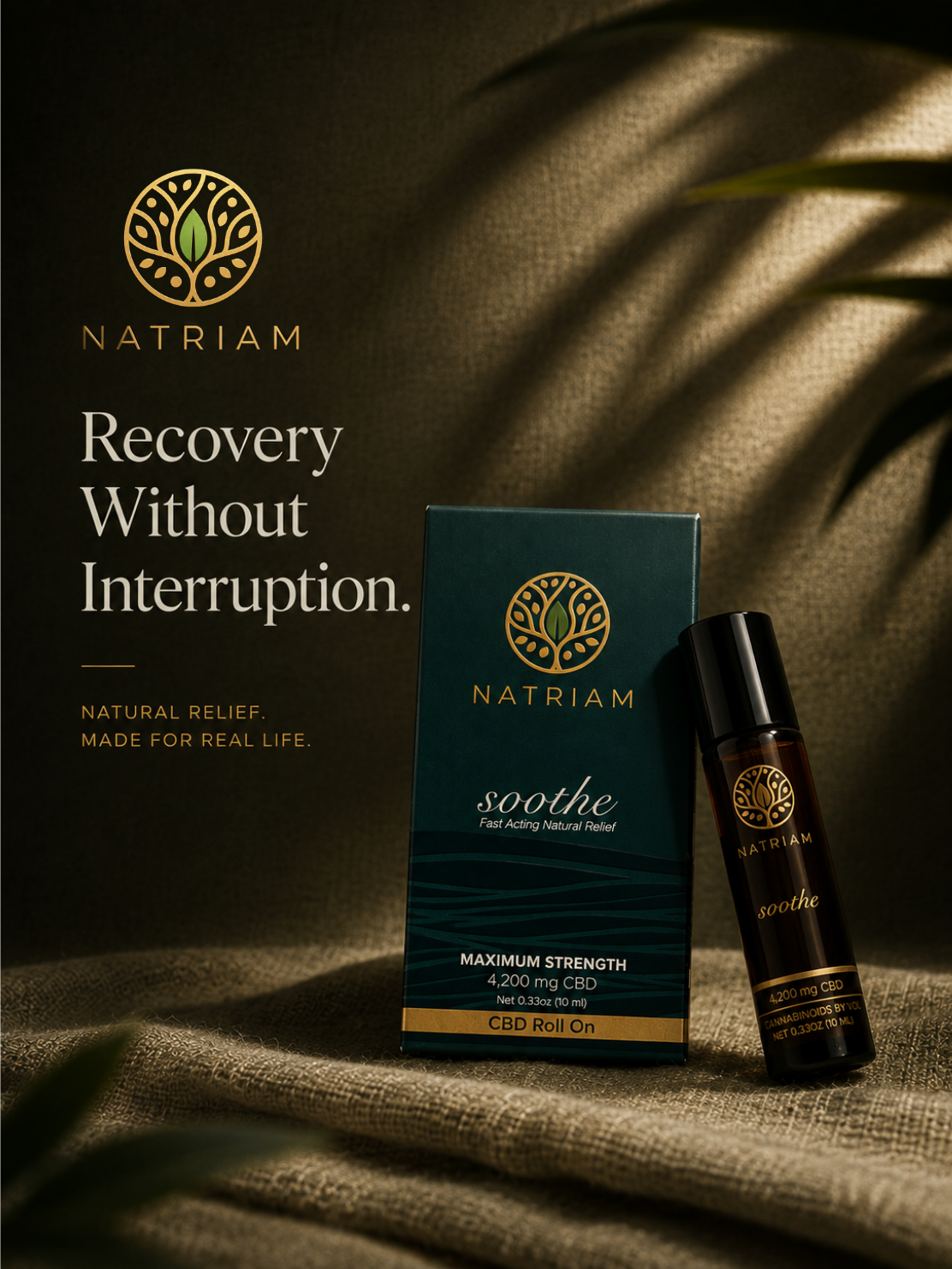 NATRIAM SOOTHE | Premium CBD Recovery Roll-On
